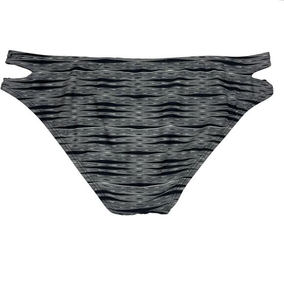 EUC - Athleta Striped Cut-Out Hipster Bikini Bottom - Picture 2 of 5